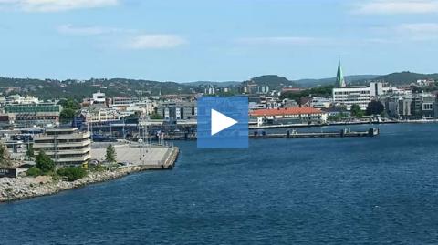 Livekamera over Kristiansand havn